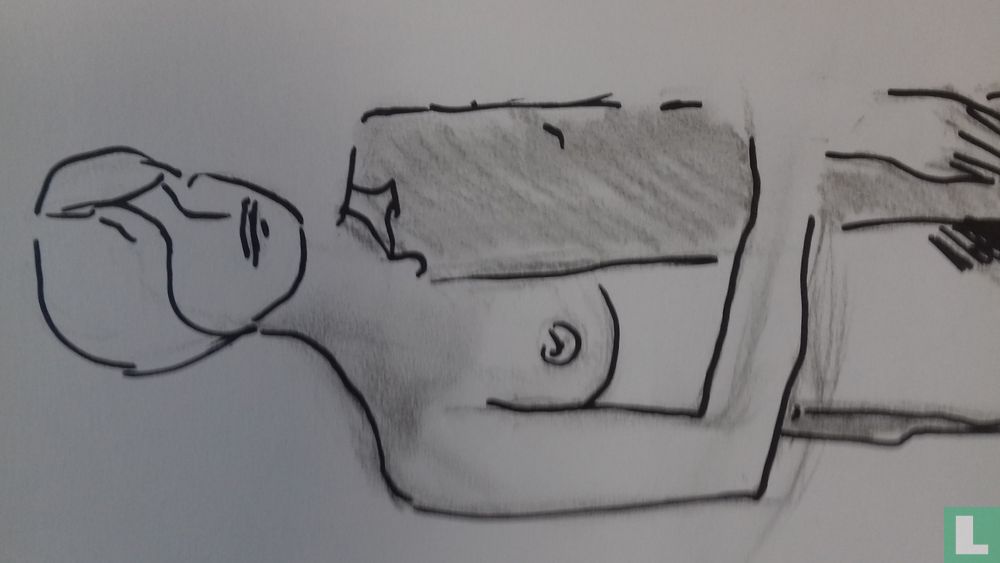 Akt mit Tuch