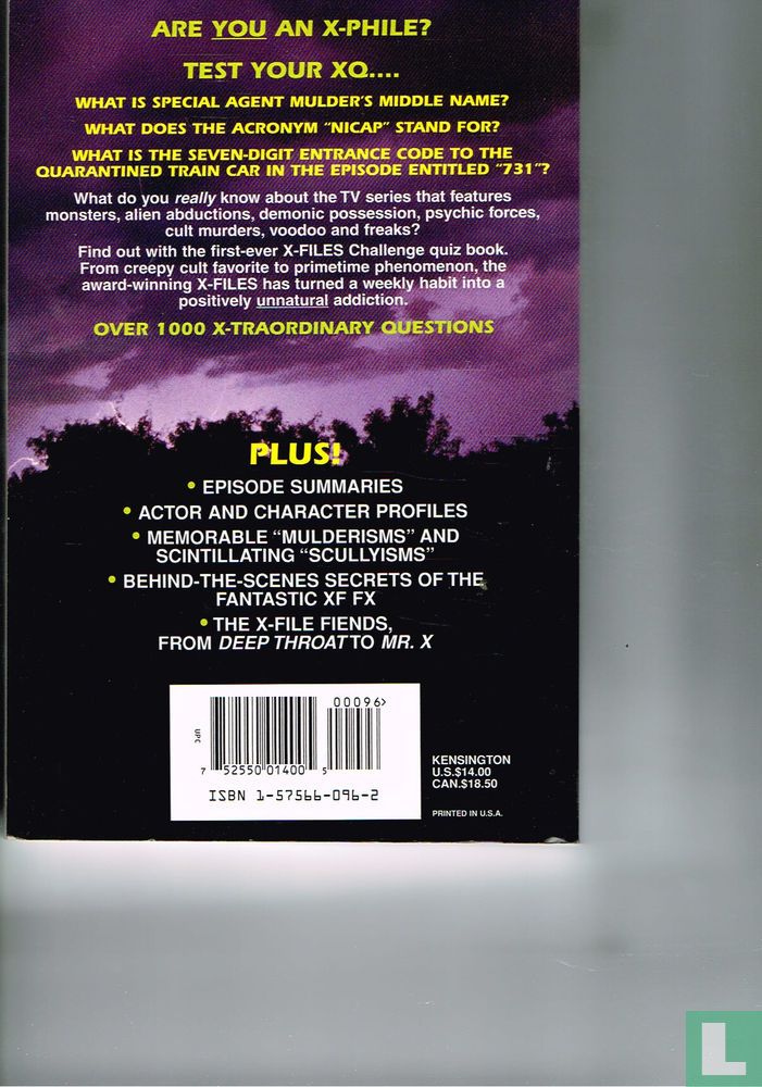 The Unauthorized X-Files challenge