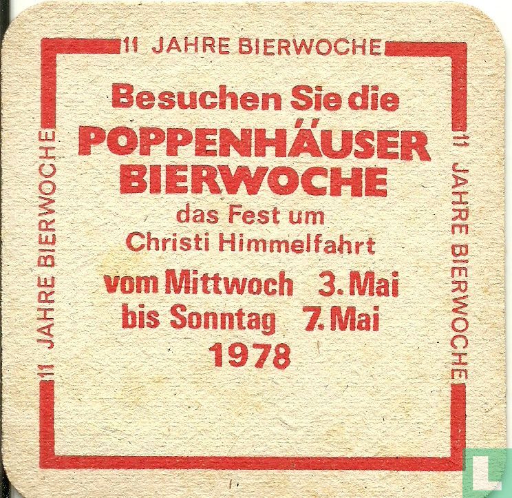 Poppenhäuser Bierwoche