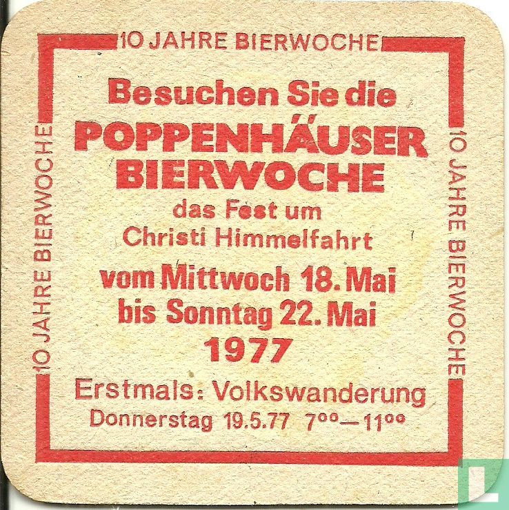 Poppenhäuser Bierwoche