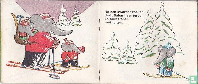 Babar gaat skiën