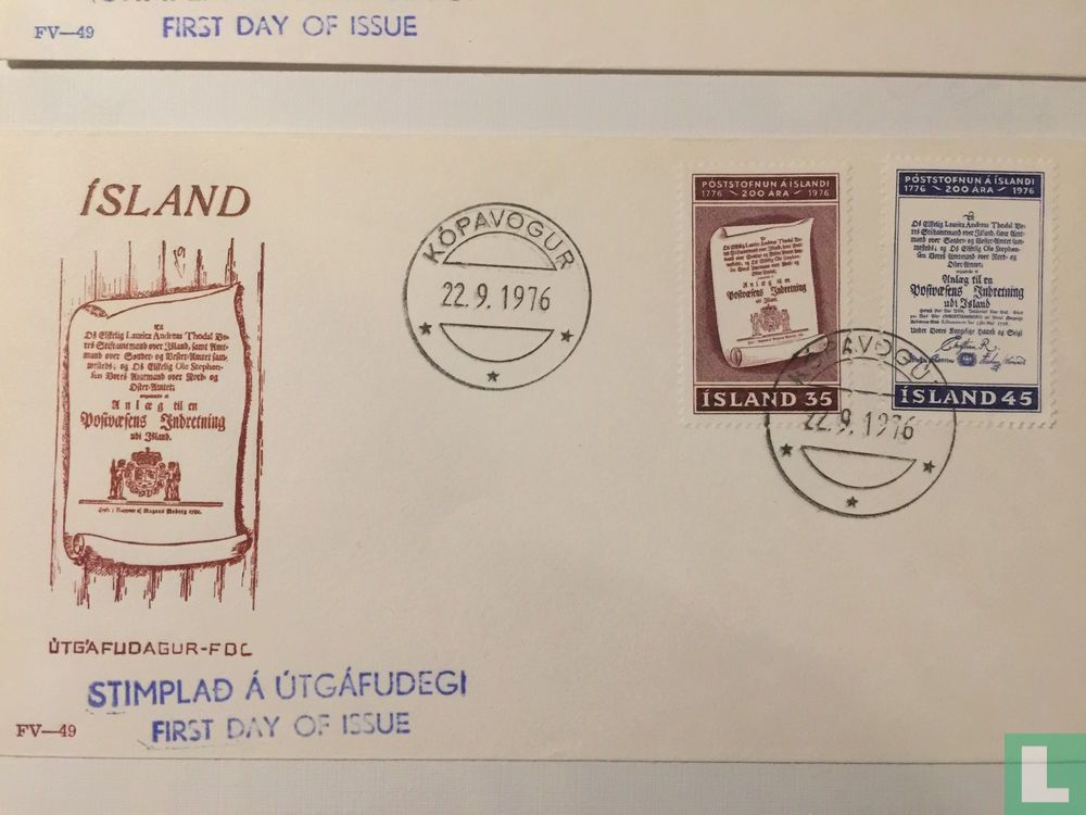 Postdienst 1776-1976