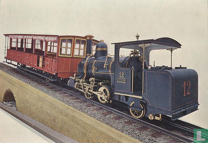 Model of the first rackrailway in Europe, 1871