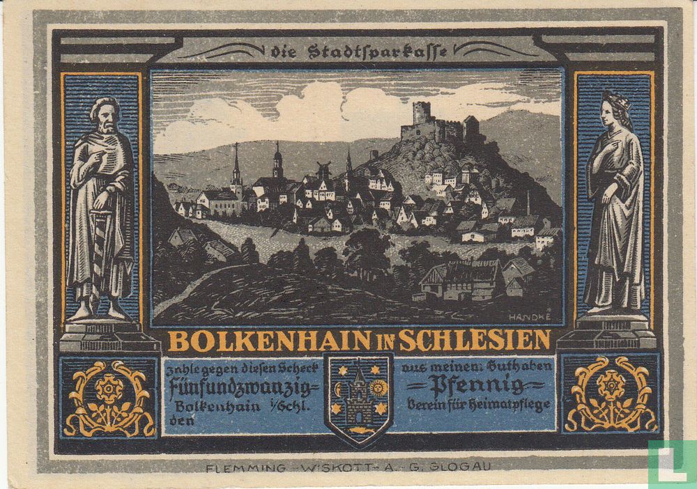 Bolkenhain 25 Pfennig ND (1922)