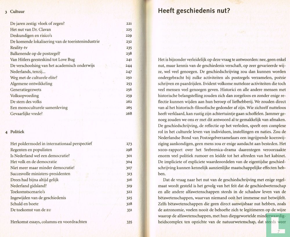 Heeft geschiedenis nut?