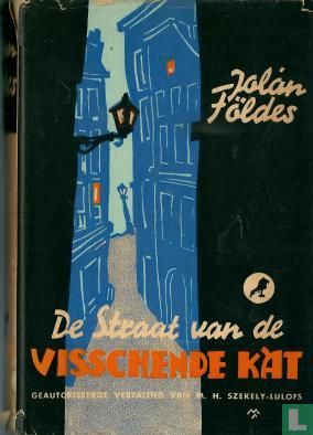 De straat van de visschende kat