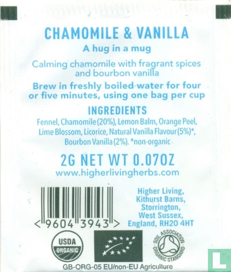 Chamomile & Vanilla