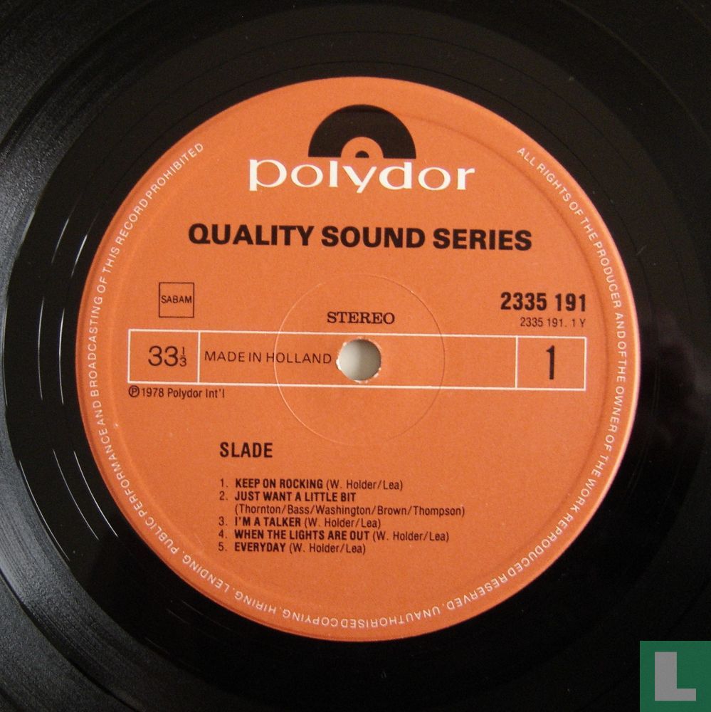 Slade LP 2335 191/192 (1978) - Slade - LastDodo