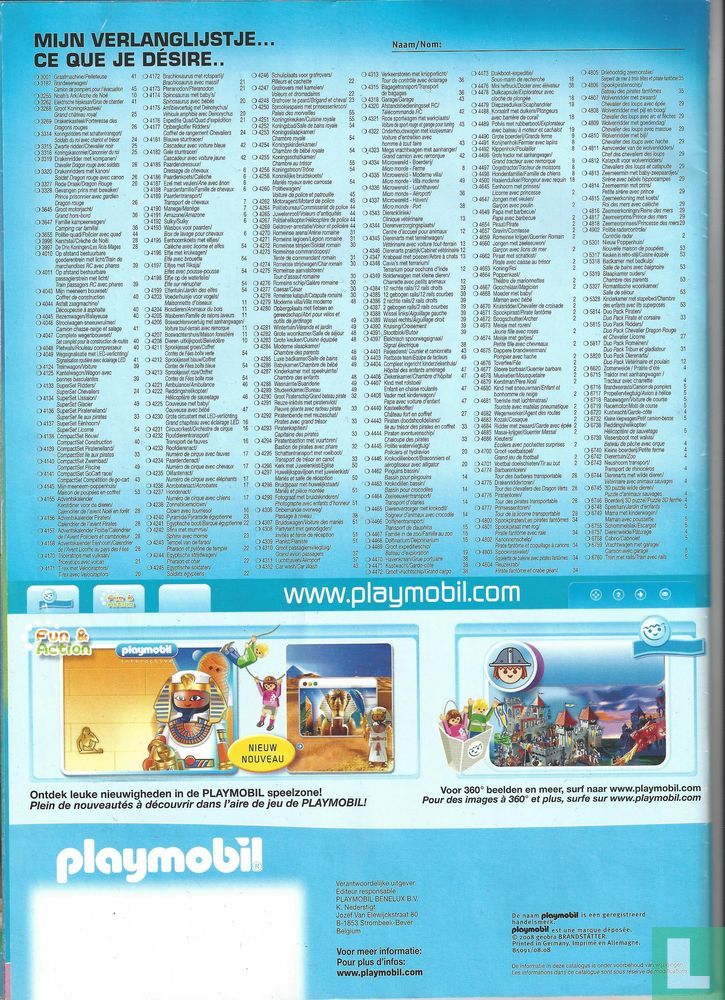 PLAYMOBIL catalogo 2008 prospetto 55 pagine 