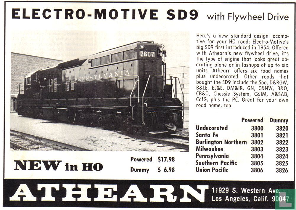Dieselloc UP type EMD SD9