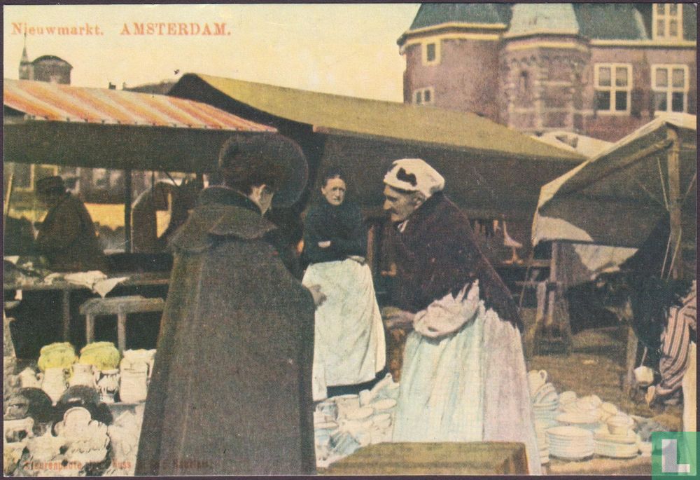 Nieuwmarkt.  AMSTERDAM.