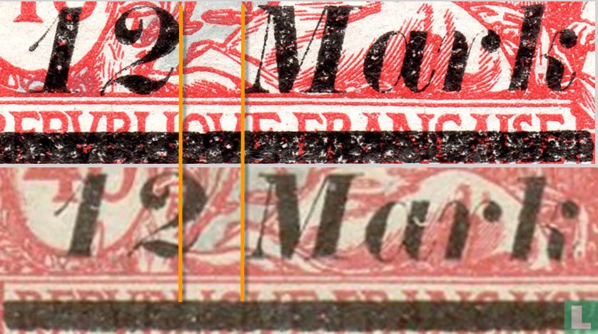 Type Merson, with surcharge (I)