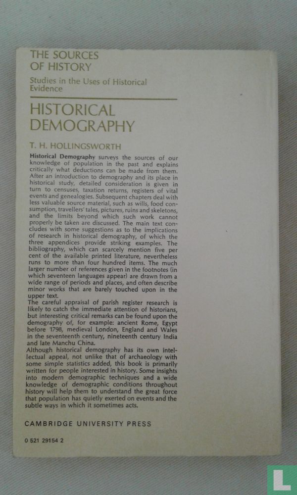 Historical Demography