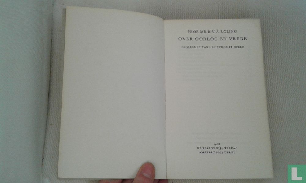 Over oorlog en vrede