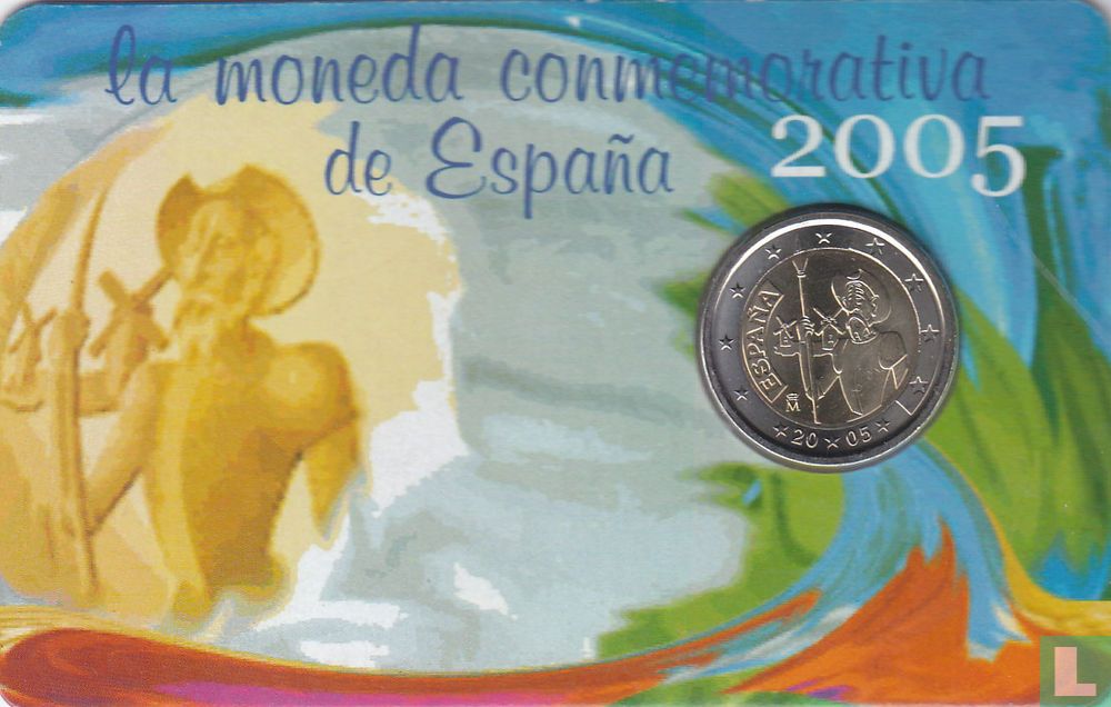 Spain 2 Euro 2005 Don Quixote - Special 2 euro coins