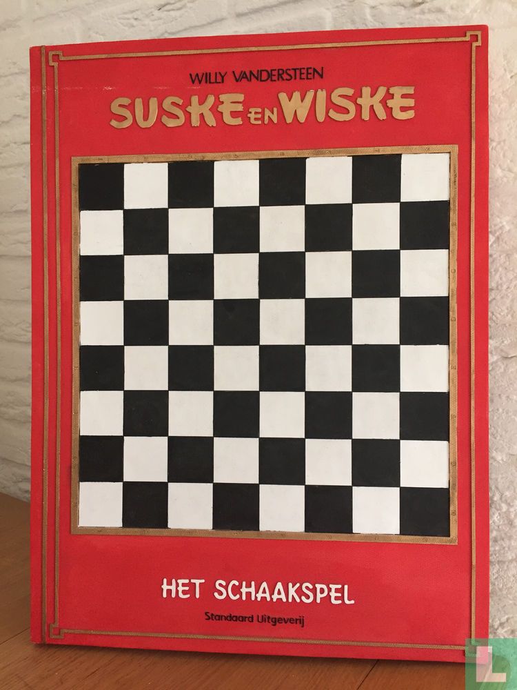 Notitie Plakken kubus Schaakbord - Suske en Wiske Het Schaakspel (2004) - Chest - LastDodo