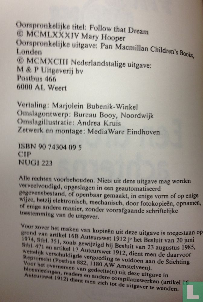 Een droom achterna
