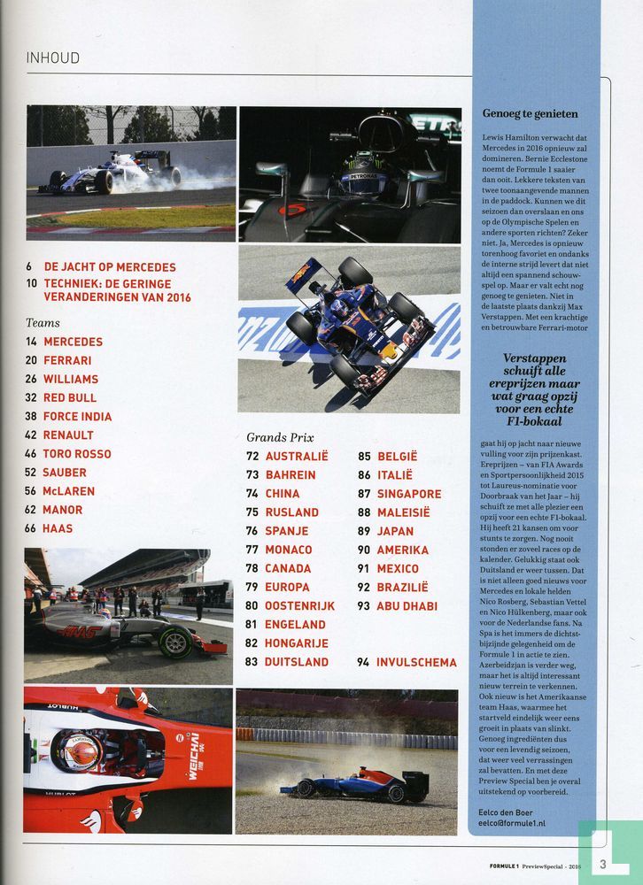 Formule 1 #0 Preview Special