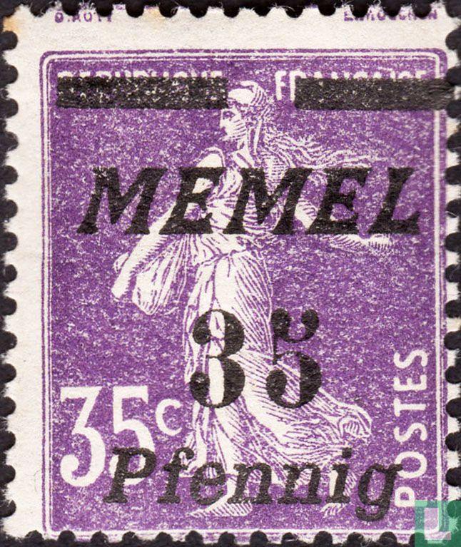 Sower, with surcharge (I)