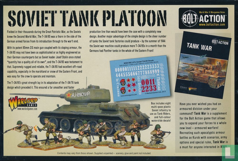 Soviet Tank Platoon