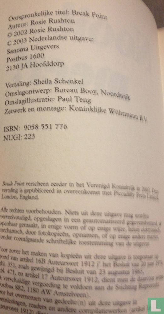 Nooit meer!