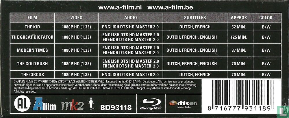 Chaplin HD Collection [volle box]