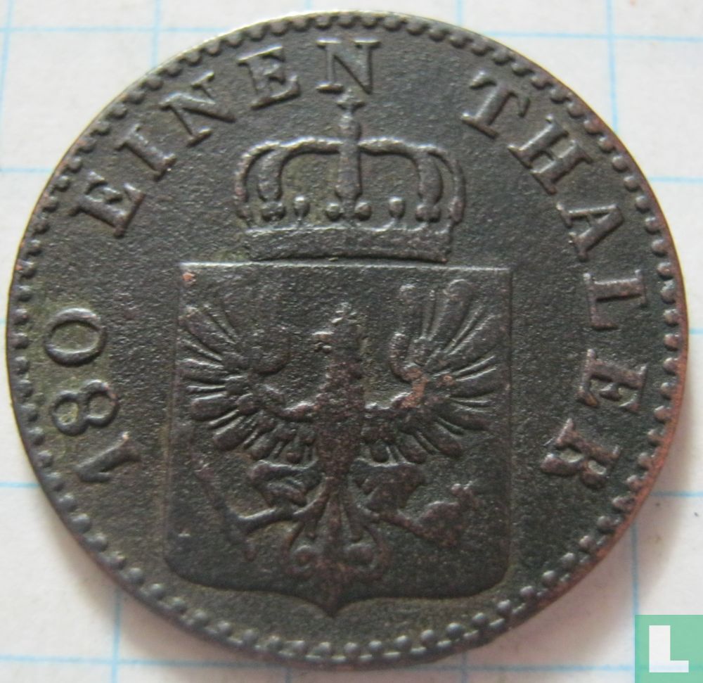 Prusse 2 pfenninge 1850