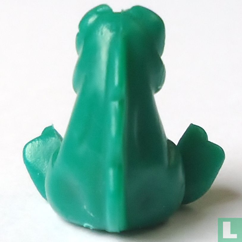 Alien grün (Beine gerade sitzend)