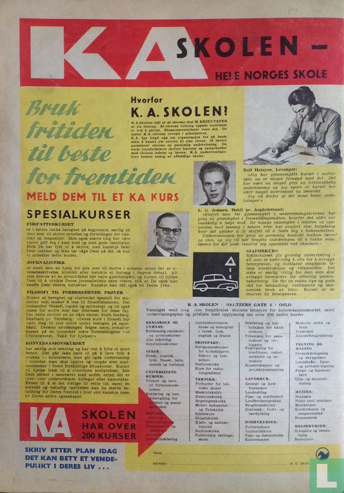Norsk Ukeblad 39