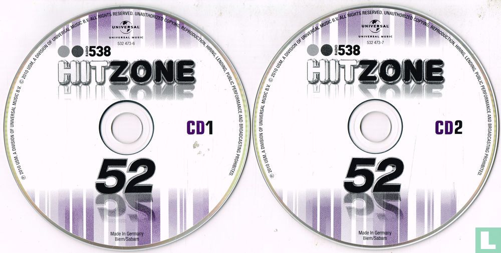Radio 538 - Hitzone 52 CD 532 473-5 (2010) artists - LastDodo