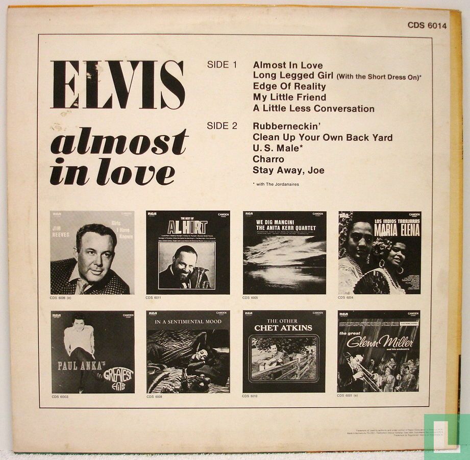 Elvis Almost in Love