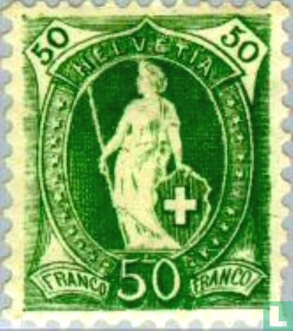 Standing Helvetia