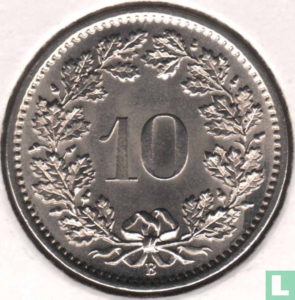 Switzerland 10 rappen 1965 KM# 27 (1965) - Switzerland - LastDodo
