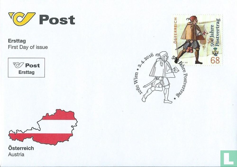 500 ans Convention postale