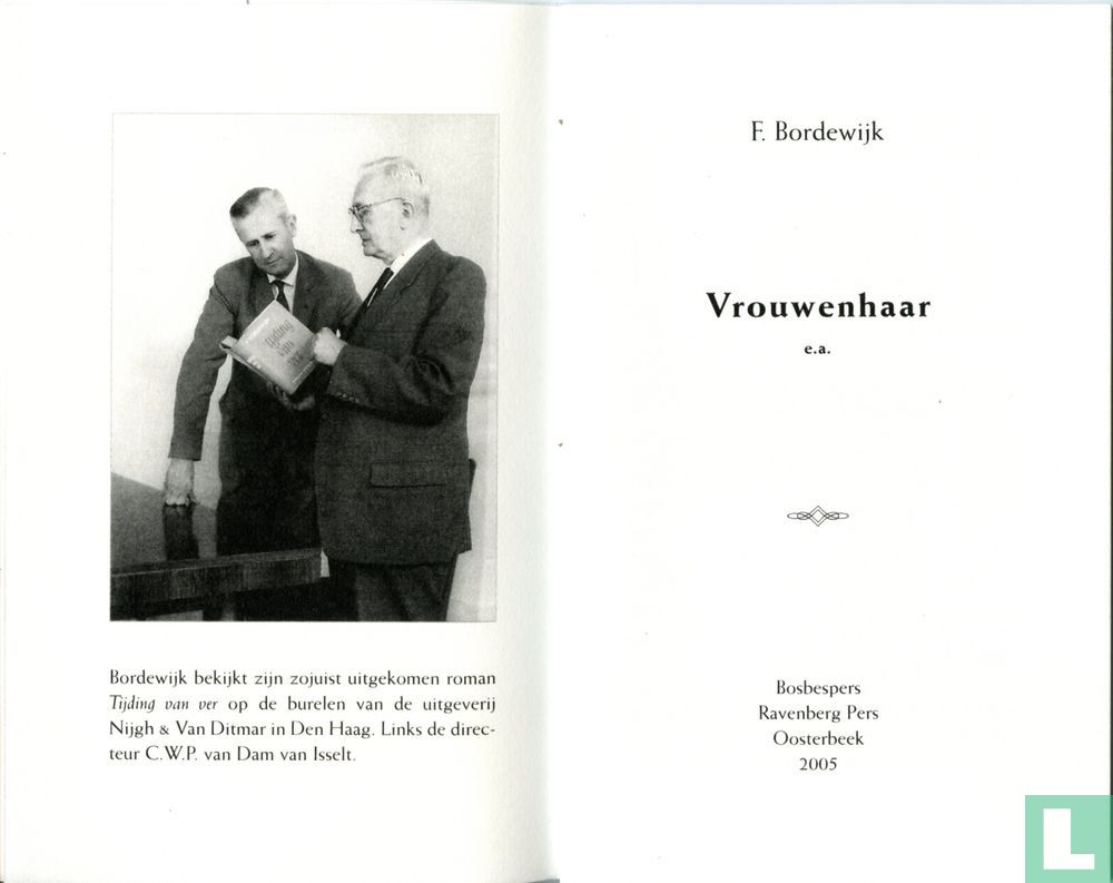 Vrouwenhaar e.a. (2005) - Bordewijk, Ferdinand - LastDodo