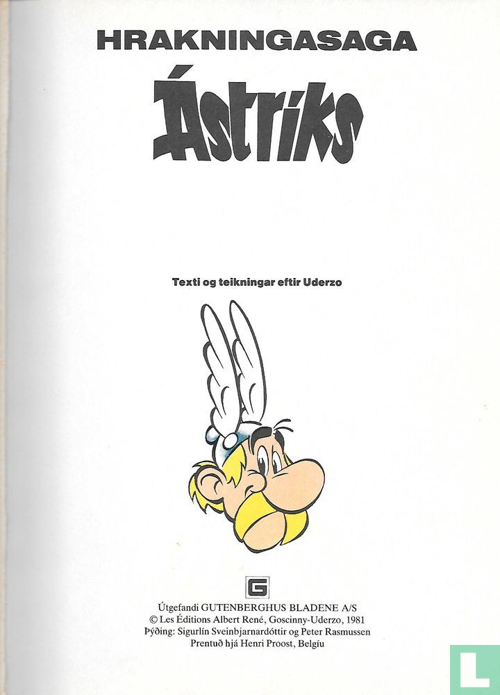 Hrakningasaga Asteriks