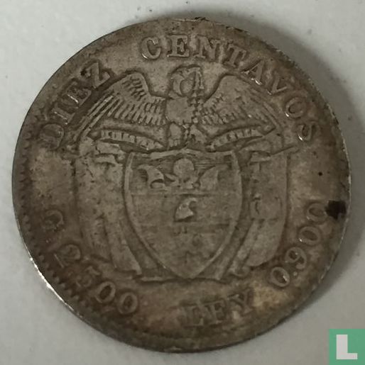 Colombie 10 centavos 1911