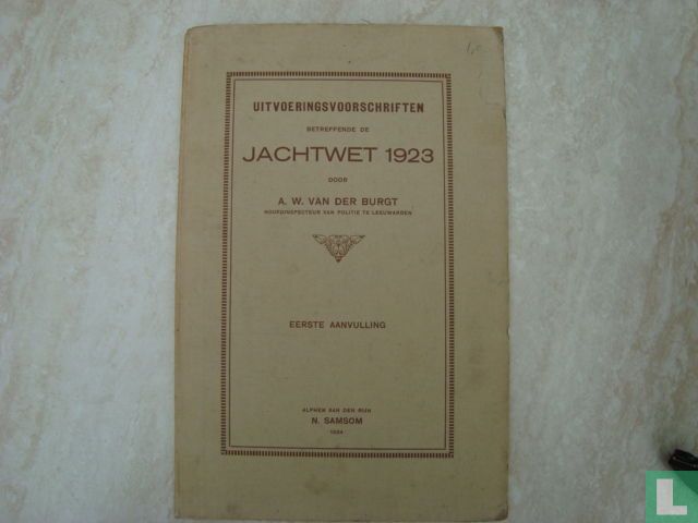 De jachtwet 1923