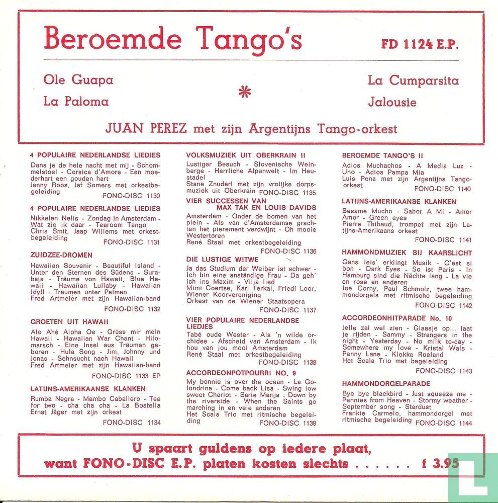 Beroemde tango's