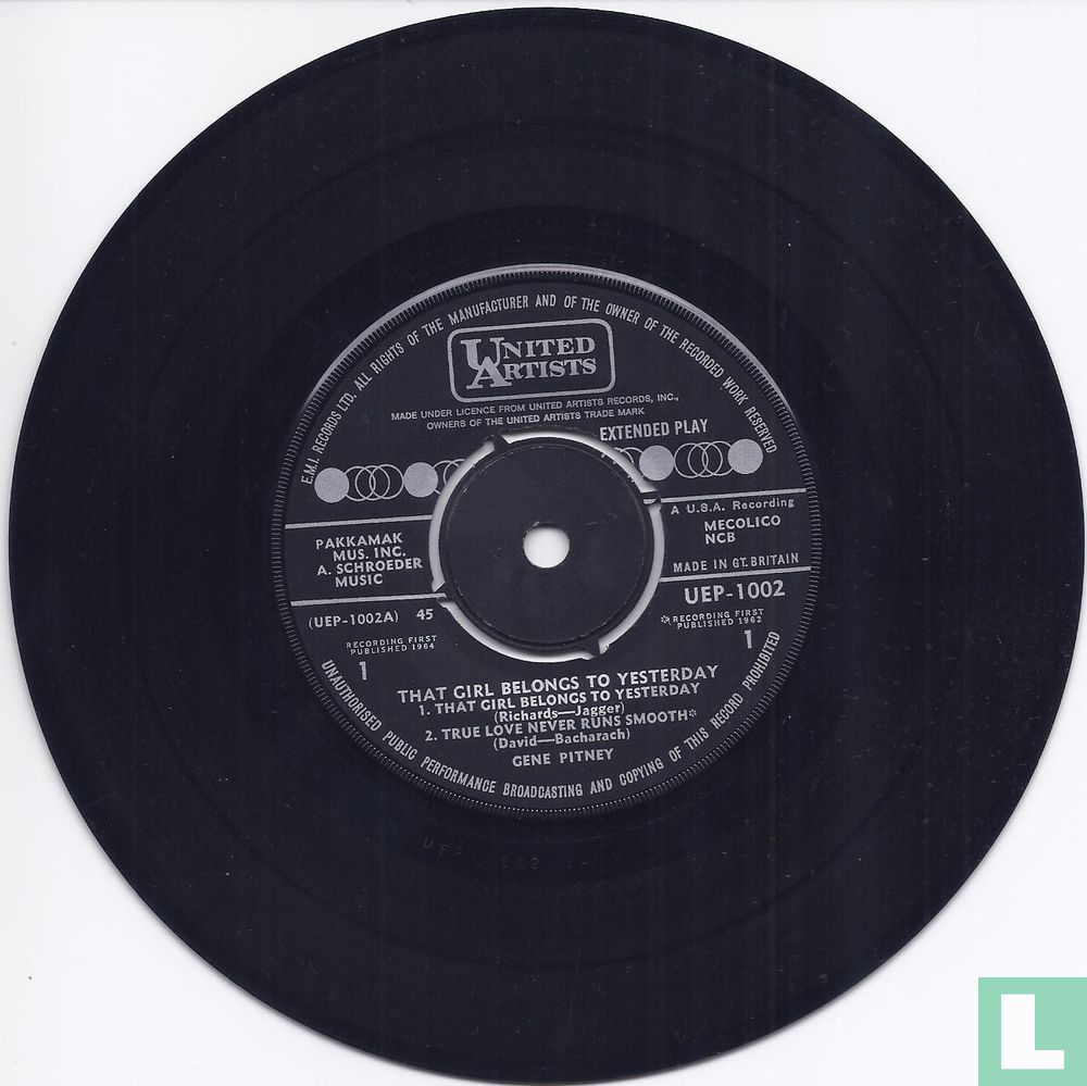 That Girl Belongs to Yesterday