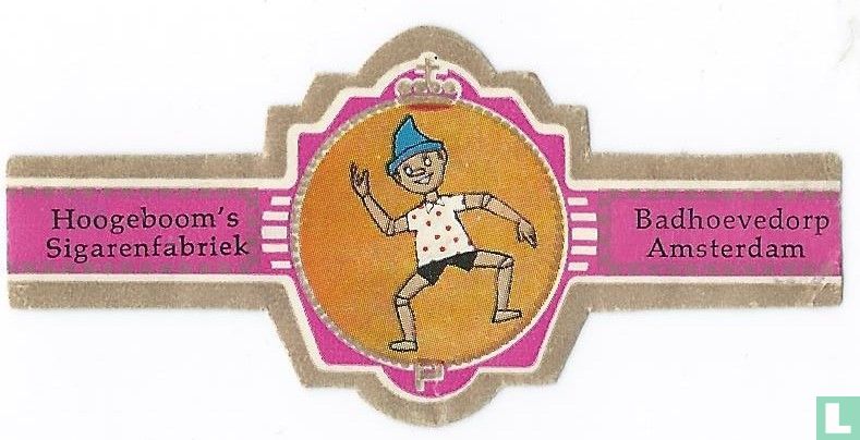 Pinocchio hat eine Freude Tanz quer durch den Raum