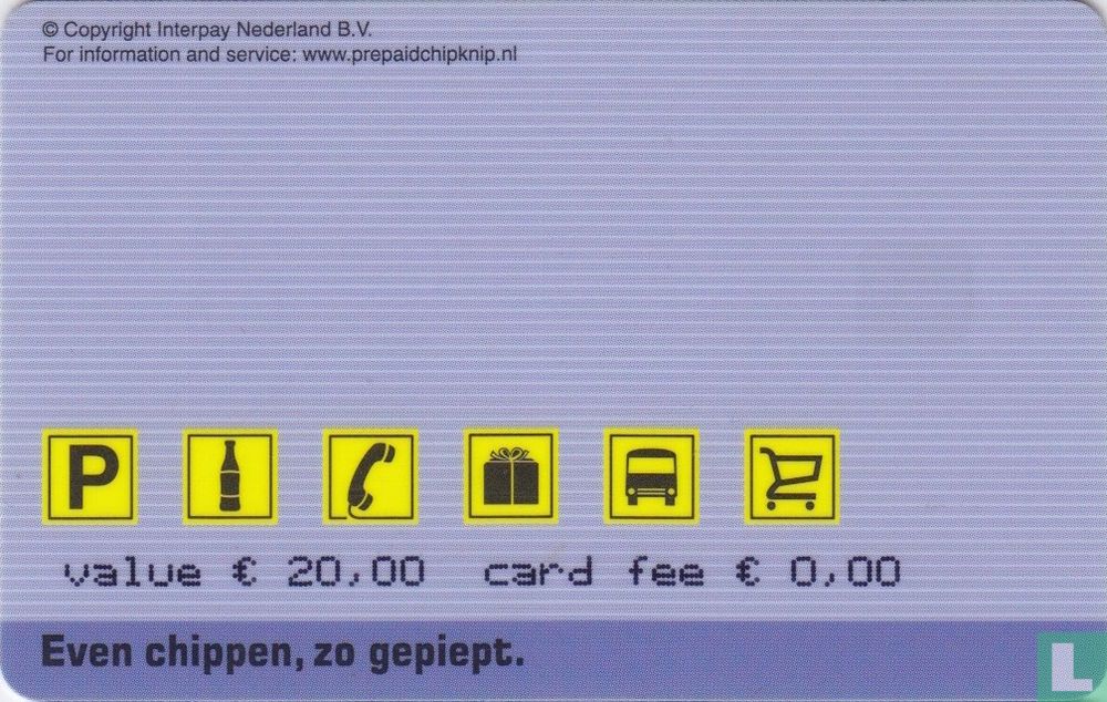 Chipknip Prepaid Chipknip € 20 (2002) - Interpay - LastDodo