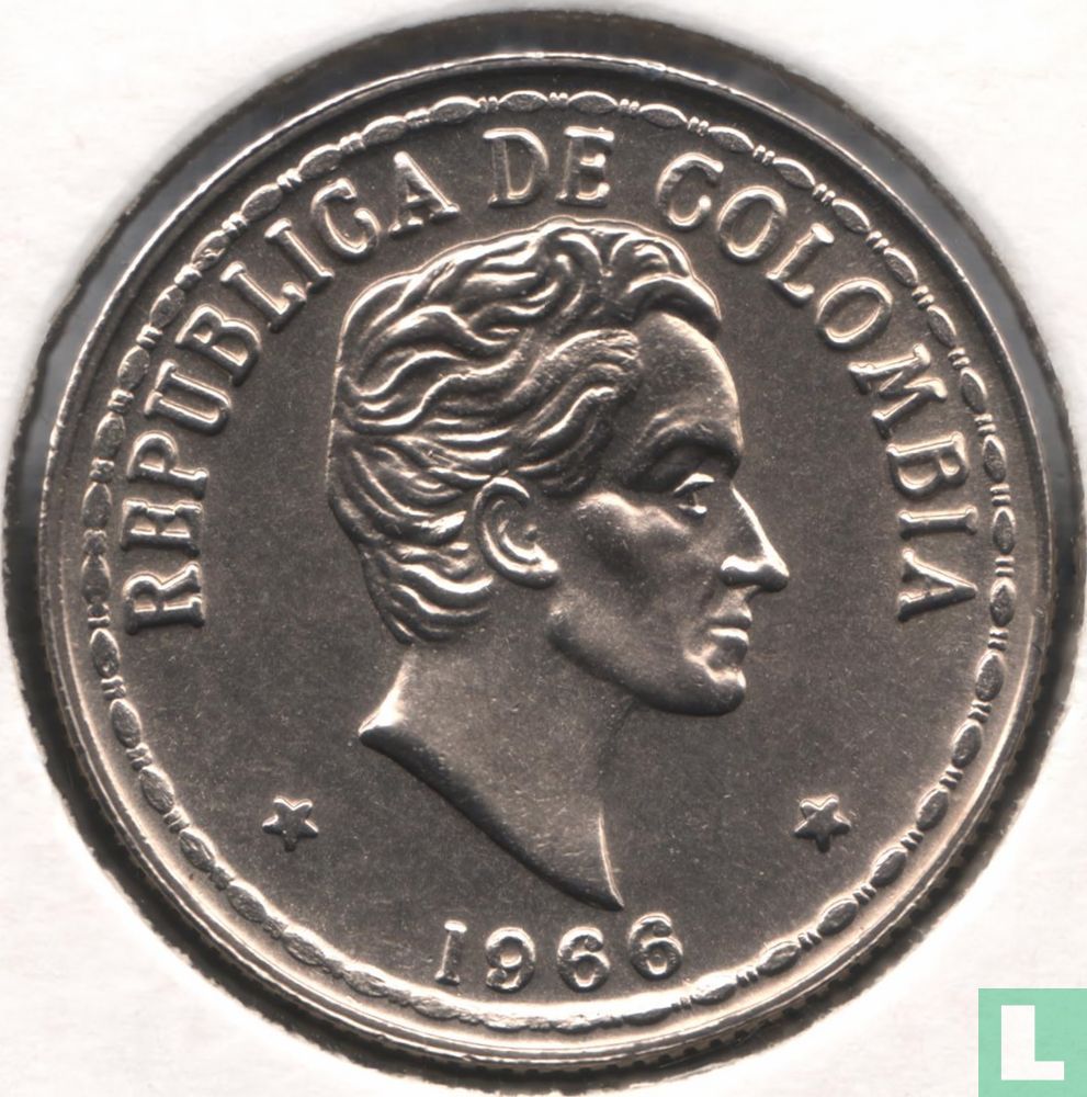 Colombie 20 centavos 1966