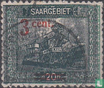 Puits de mine, avec surcharge