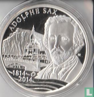 België 10 euro 2014 (PROOF) "200th anniversary Birth of Adolphe Sax"