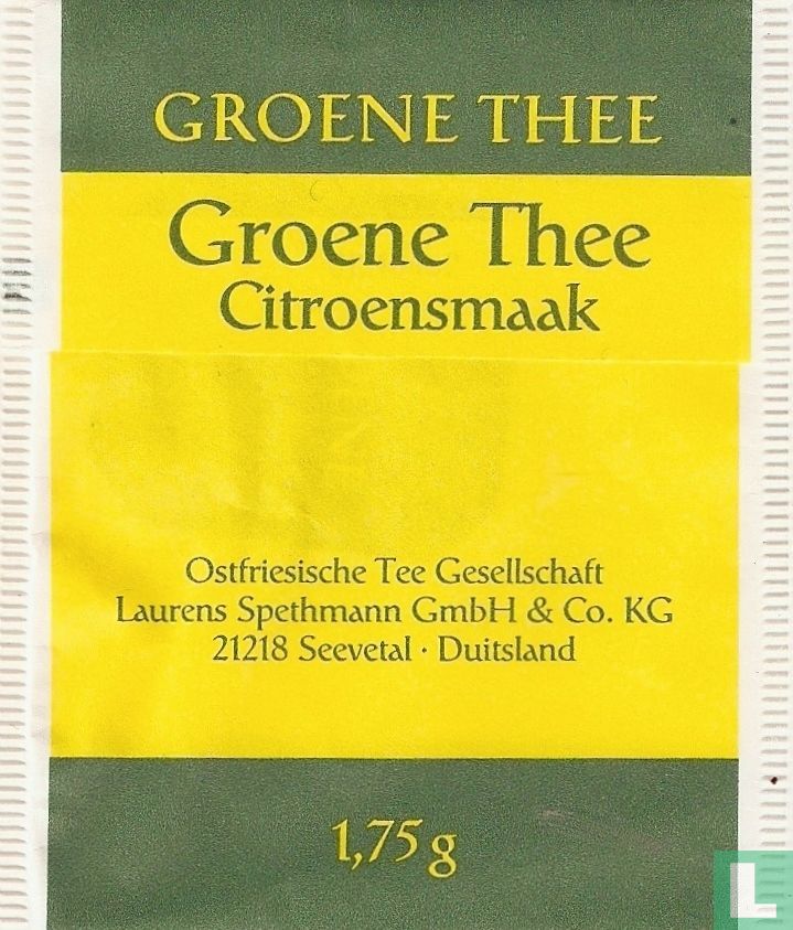 Groene Thee Citroensmaak