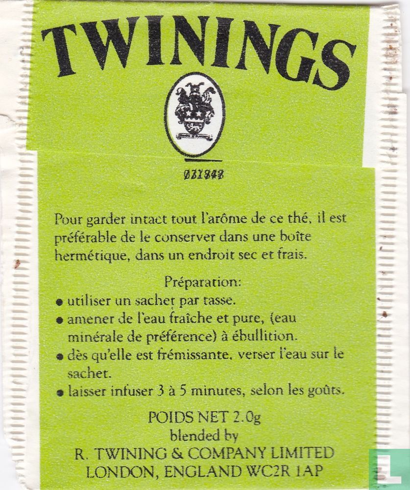 Thé Vert à la menthe