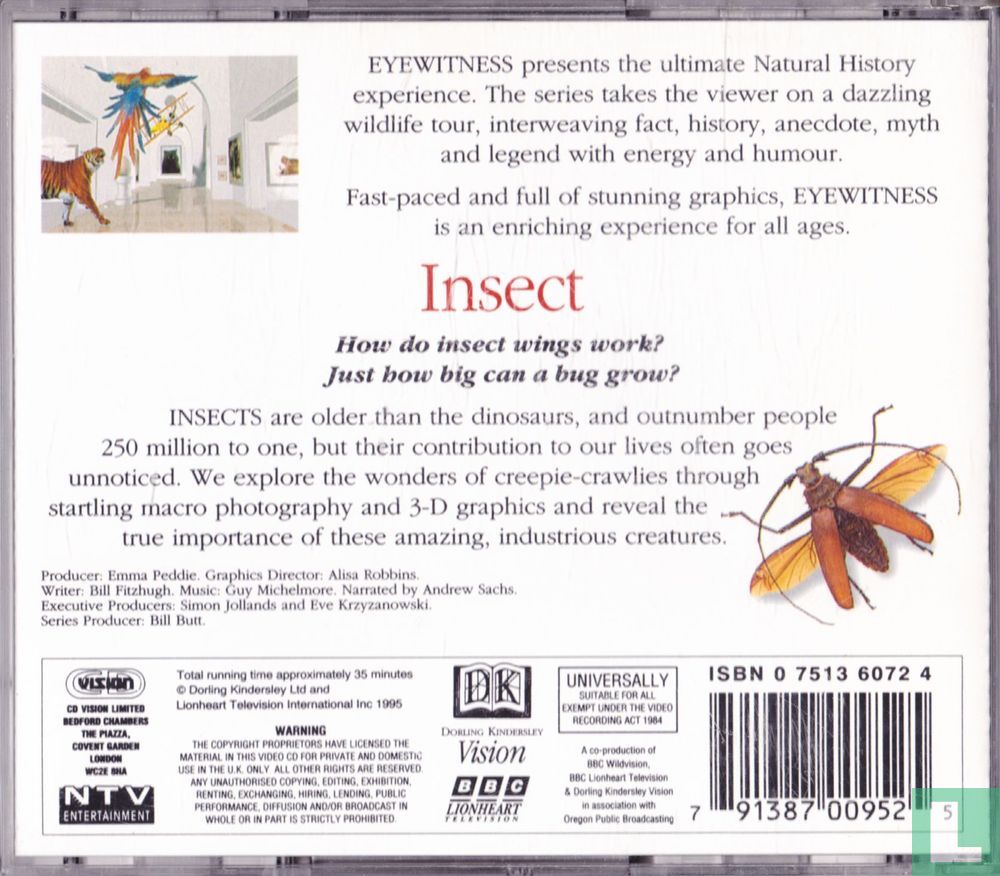 Insect VCD 9 (1995) - VCD video CD - LastDodo
