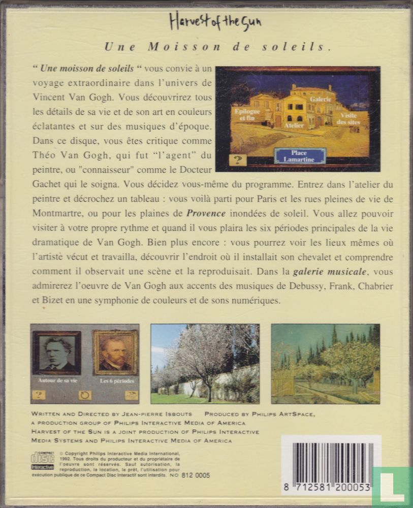 Van Gogh: Une Moisson de soleils