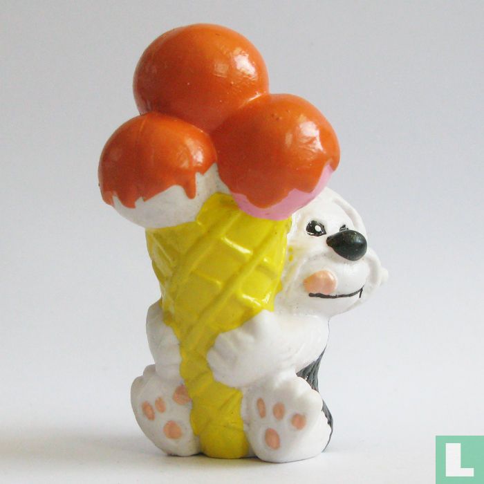 Samson avec une crème glacée